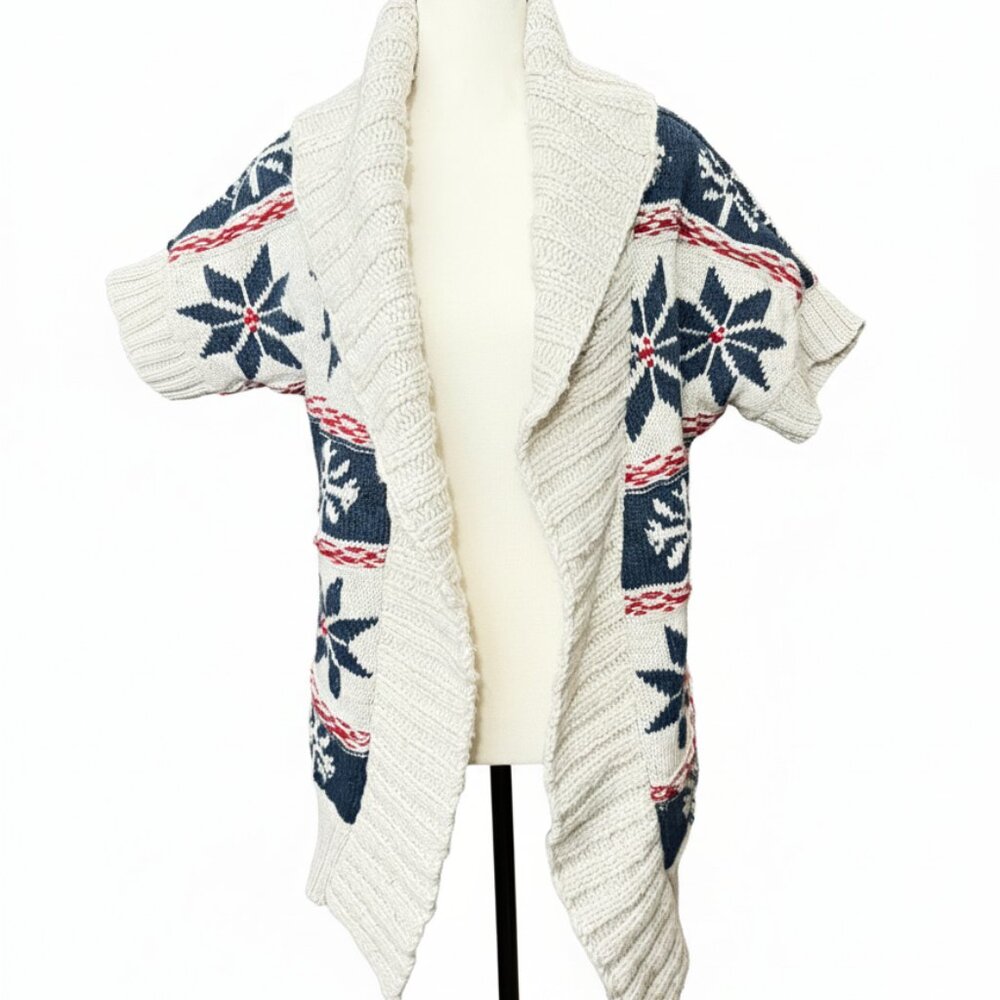 Size Medium Large Aztec Abercrombie Fitch Cardigan Sweater - Flaws